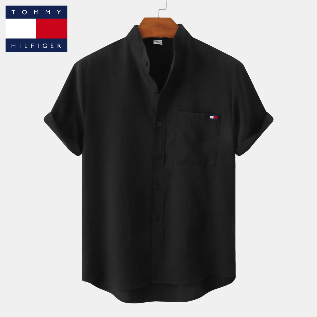 Camicia casual in lino di lusso