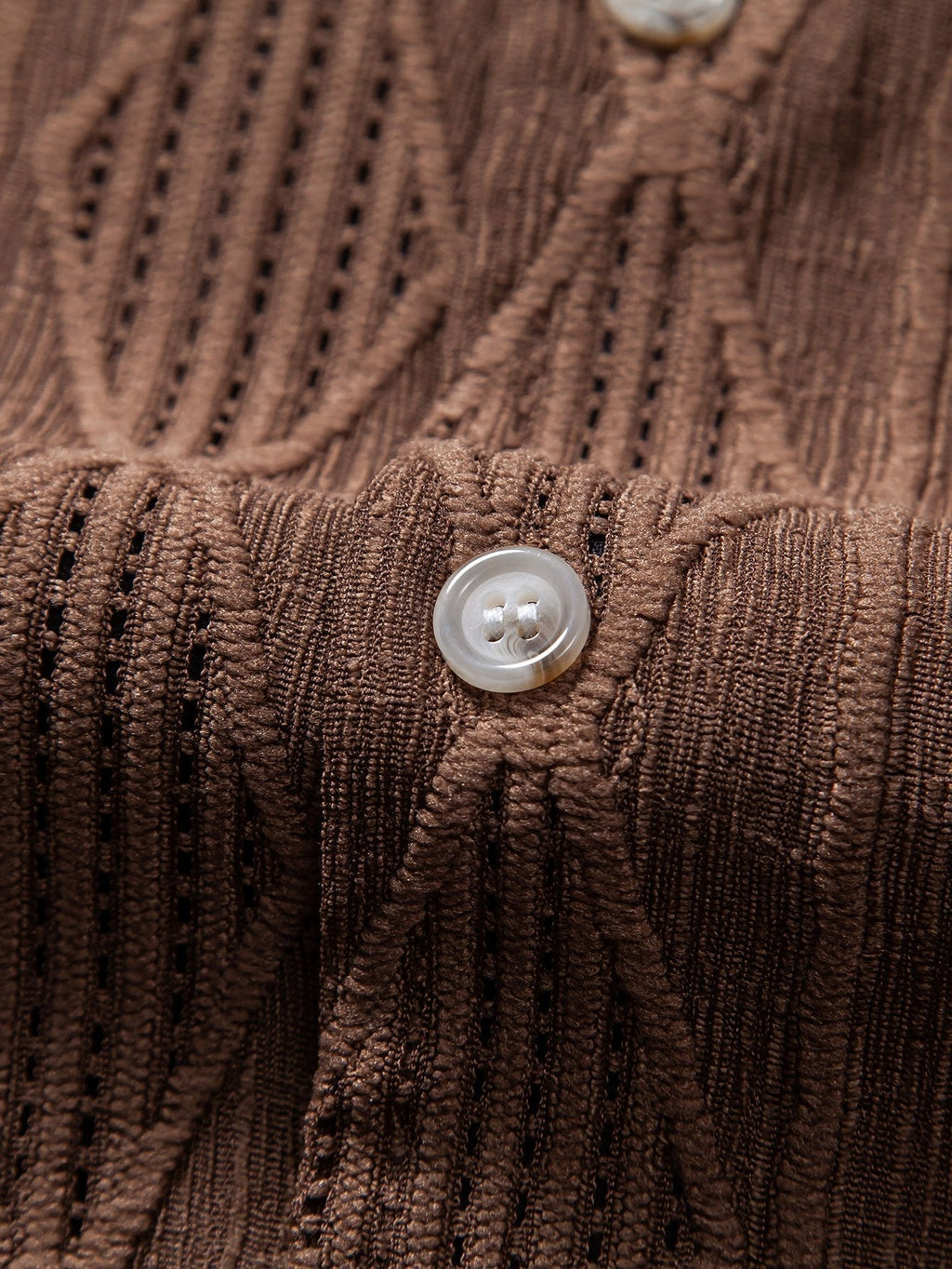 Camicia Cubana Jacquard Geometrico & Pantaloni in Lino a Gamba Dritta
